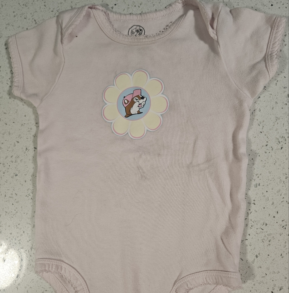 Pink Kids One Piece Bodysuit